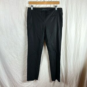 Theory Black Trousers Womnes Wool Blend Size 6